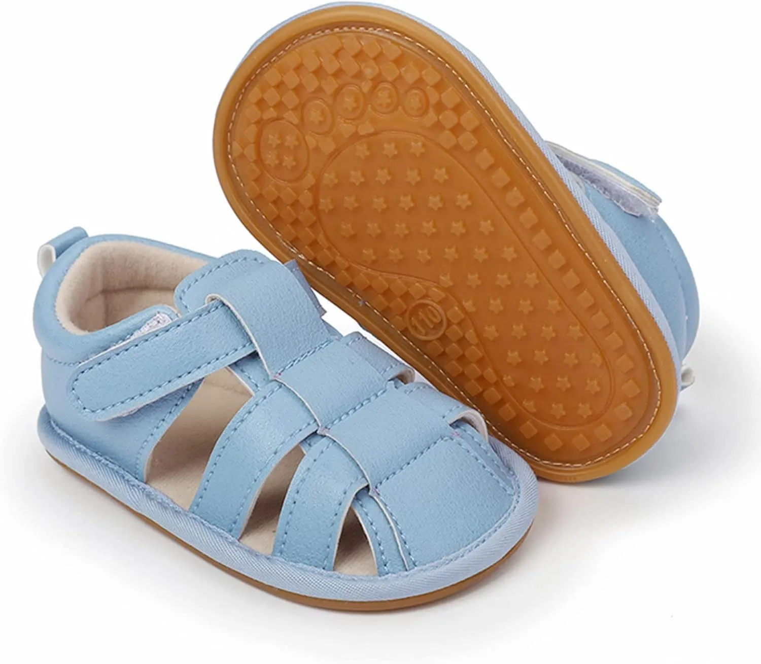 Infant Boys Girls Single Shoes First Shoes Summer Toddler Hollow Out Flat Sandals Baby Girl Sandals 6-12 Months