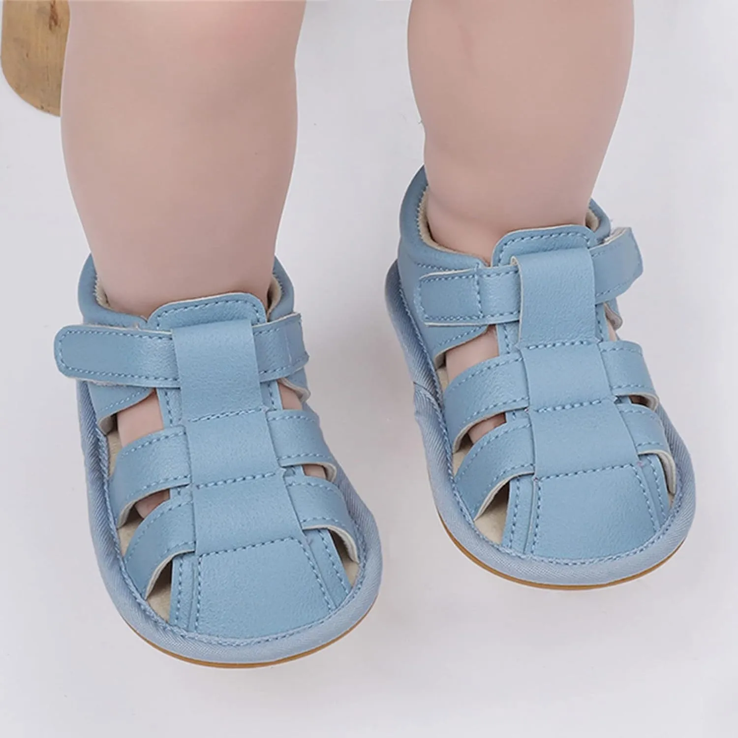 Infant Boys Girls Single Shoes First Shoes Summer Toddler Hollow Out Flat Sandals Baby Girl Sandals 6-12 Months