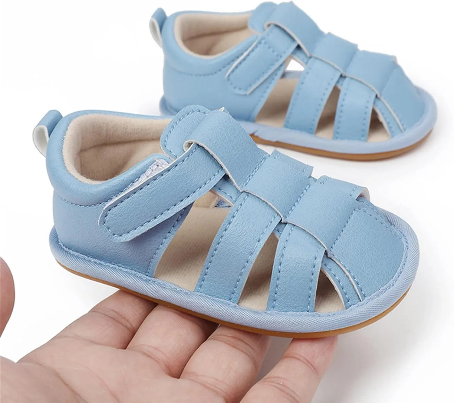 Infant Boys Girls Single Shoes First Shoes Summer Toddler Hollow Out Flat Sandals Baby Girl Sandals 6-12 Months
