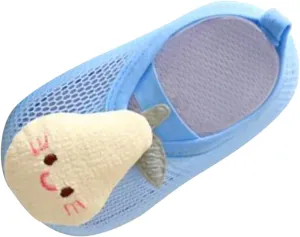 Infant Cute Cartoon Socks Shoes Boys Girls Socks Barefoot Shoes Non Slip Floor Cartoon Pattern Mesh Toddler Shoes