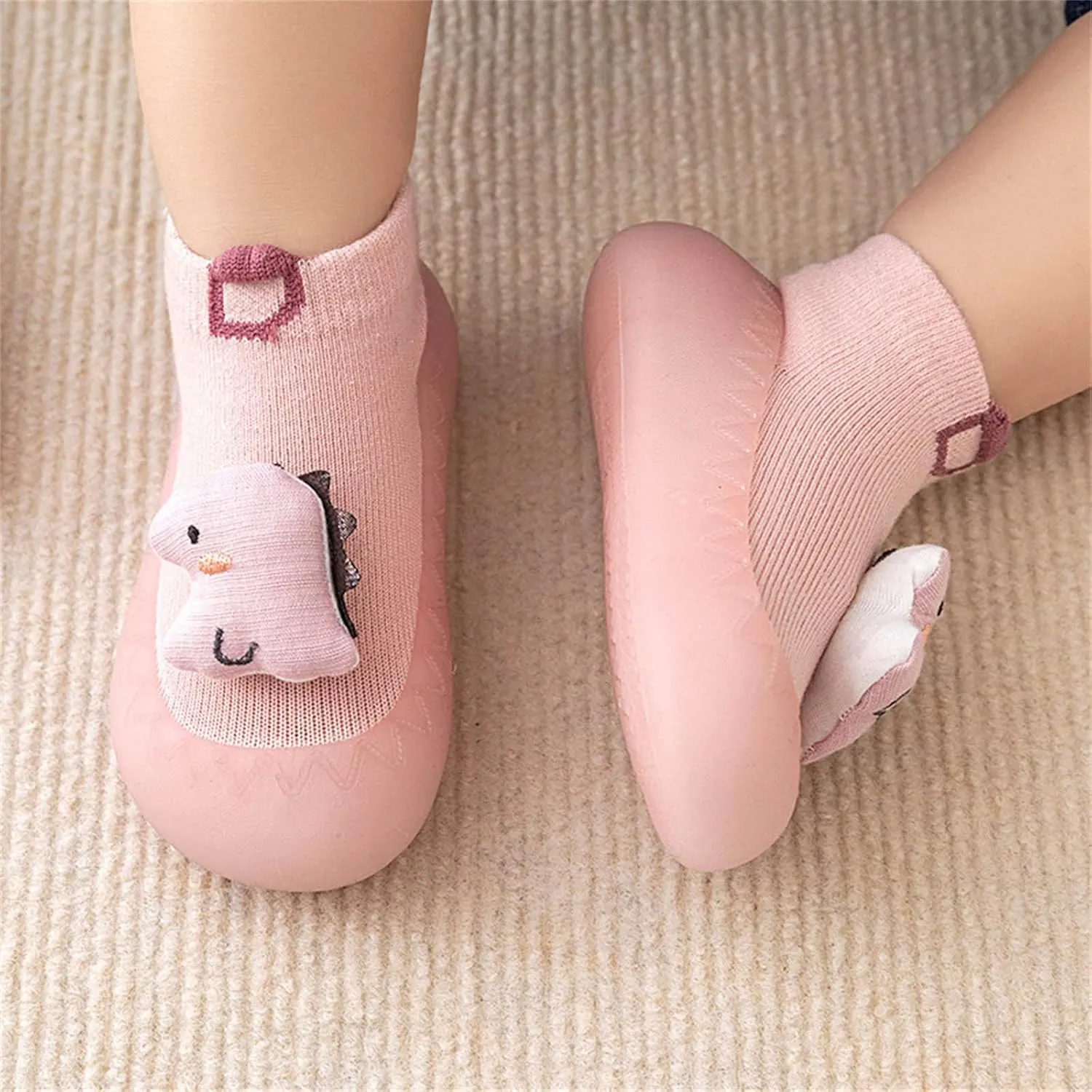 Infant Cute Cartoon Socks Shoes Toddler Warm Shoes The Floor Socks Non Slip Casual Shoes Baby Walking Shoes