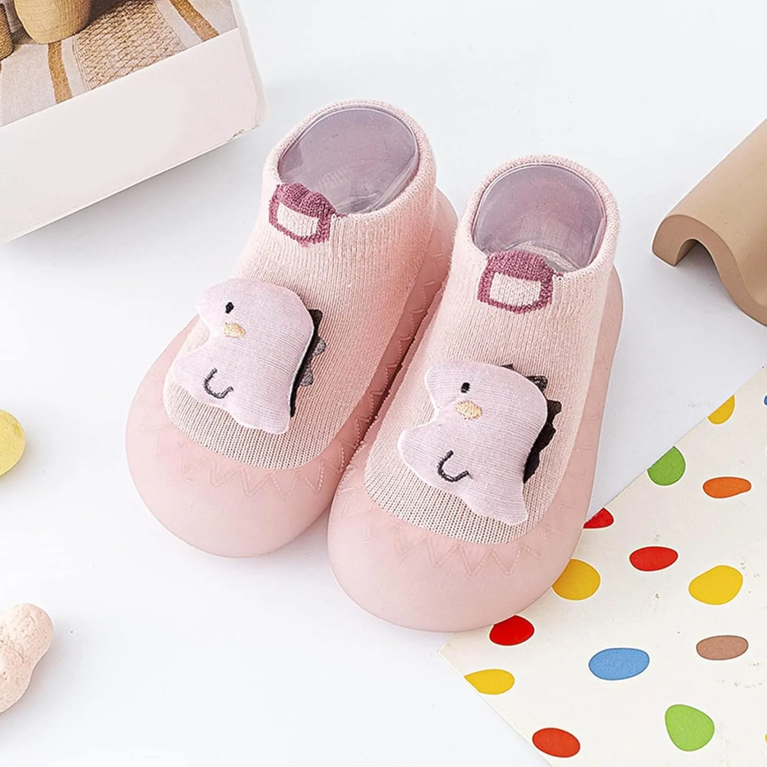 Infant Cute Cartoon Socks Shoes Toddler Warm Shoes The Floor Socks Non Slip Casual Shoes Baby Walking Shoes