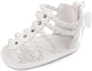 Infant Girls Single Shoes Hollow Out First Walkers Shoes Toddler Sandals Princess Shoes Sandals Size 13 Girls