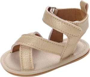 Infant Toddler Baby Girls Boys Shoes Sandals First Walkers Prewalkers Non-Slip Soft Sole Flat Shoes Summer (A, 5 Infant)