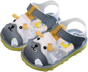 Infant Toddler Girls Cartoon Puppy Sandals Summer Soft Rubber Sole Non Slip Baby Shoes