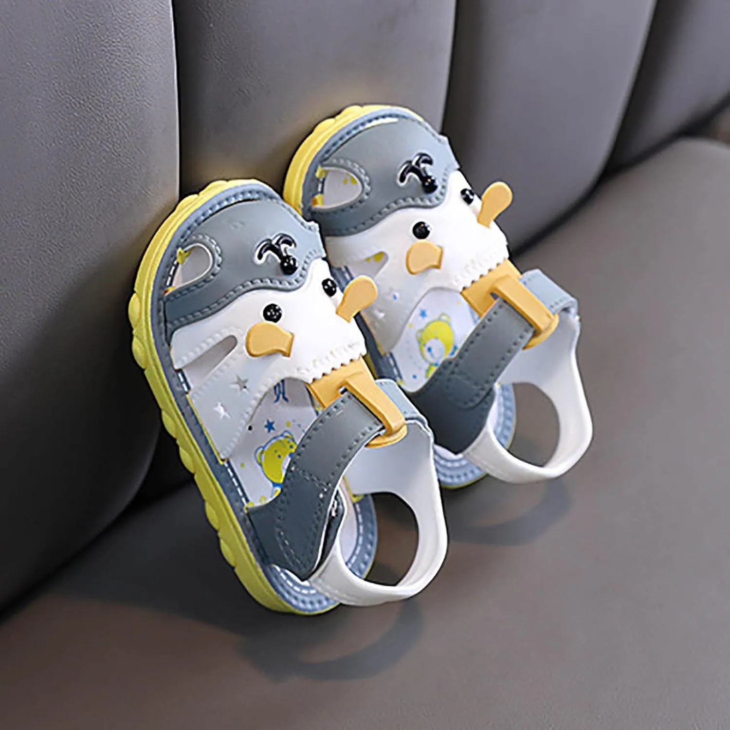 Infant Toddler Girls Cartoon Puppy Sandals Summer Soft Rubber Sole Non Slip Baby Shoes