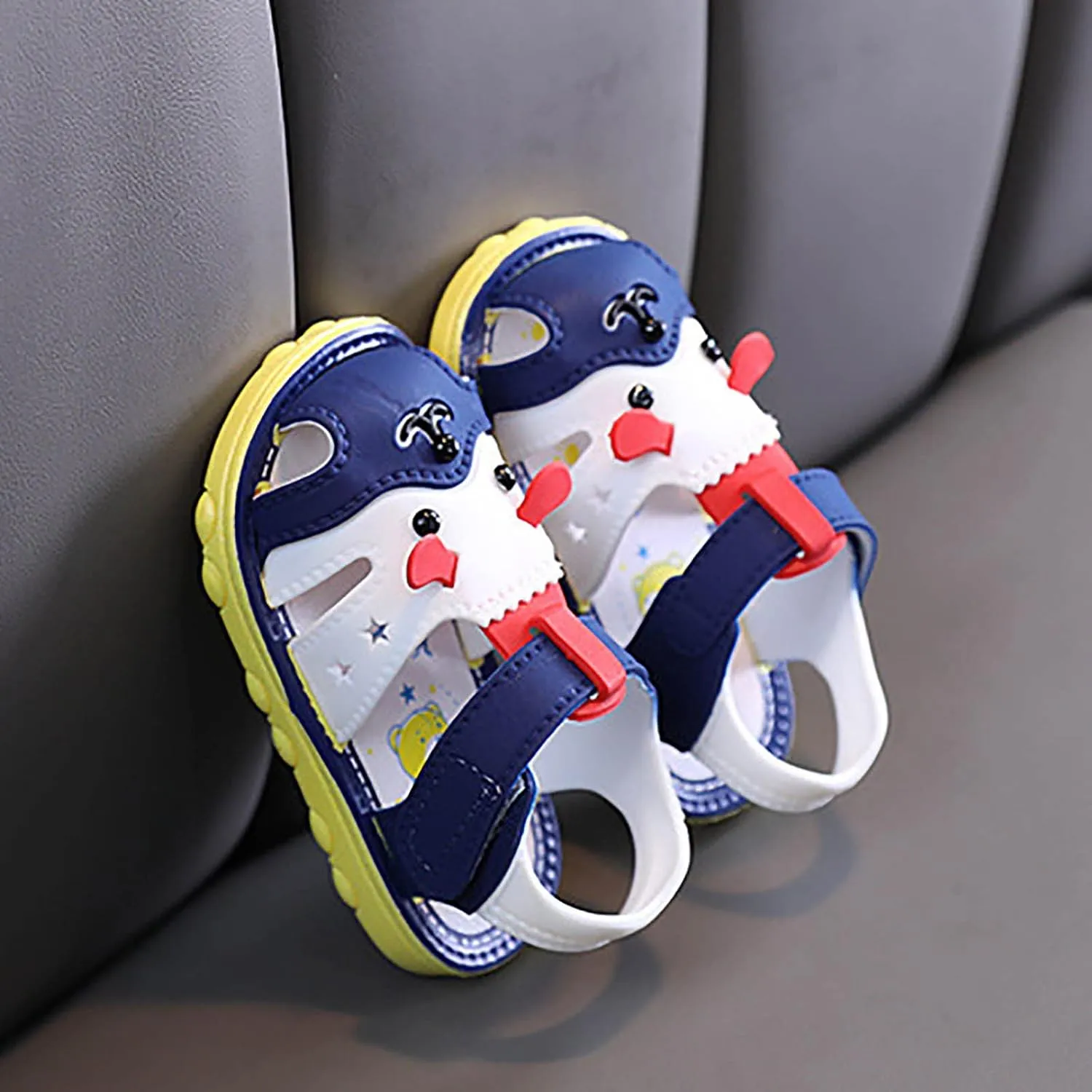 Infant Toddler Girls Cartoon Puppy Sandals Summer Soft Rubber Sole Non Slip Baby Shoes