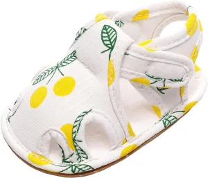 Infant Toddler Shoes Soft Sole Non Slip Toddler Floor Shoes Fruit Cherry Print Sandals Boy Sandals