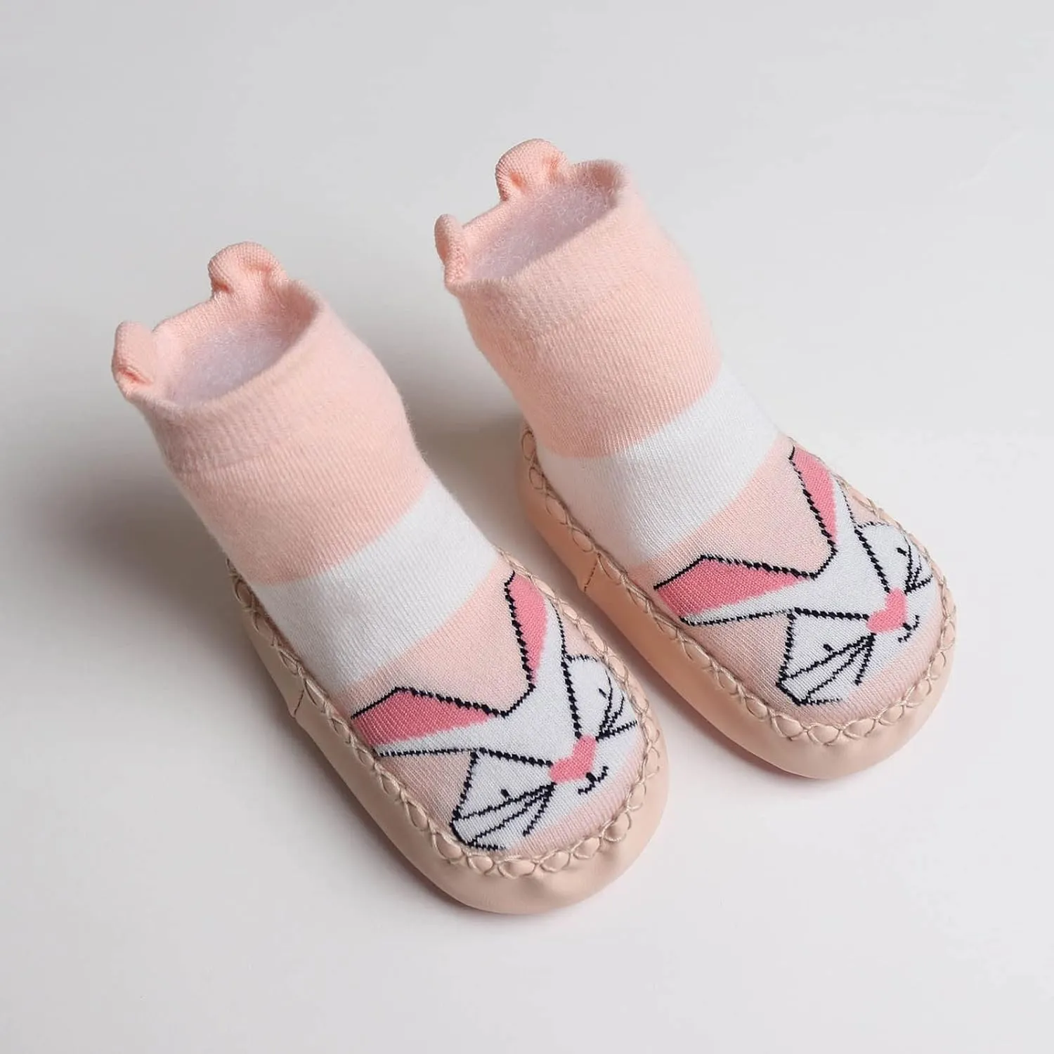 Infant Toddler Shoes Soft Sole Toddler Shoes Cartoon Animal Print Non Slip Indoor Shoes for Toddlers