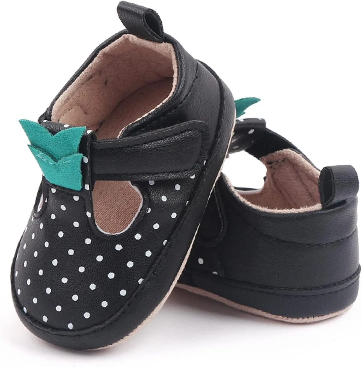 Infant Toddler Shoes Soft Sole Toddler Shoes Polka Dots Non Slip Breathable Princess Girl Sandals Size 10