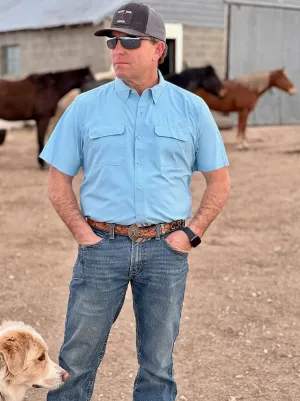Jackson Light Blue VentTEK Outbound Fitted Shirt by Ariat