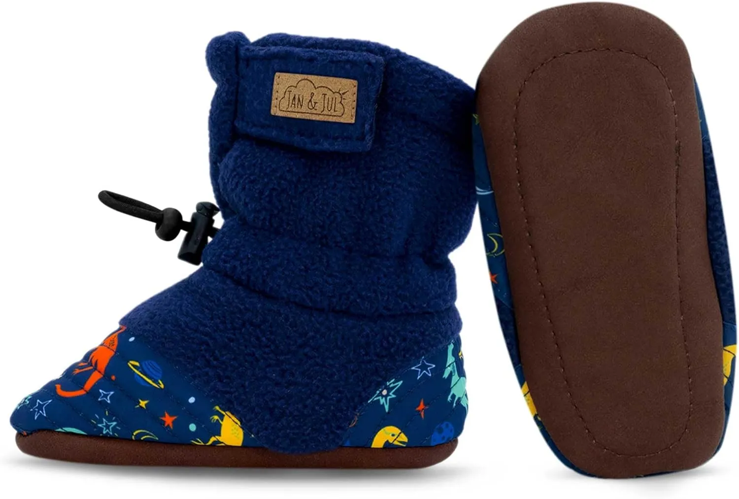 JAN & JUL Fleece Cozy Booties for Babies and Toddlers