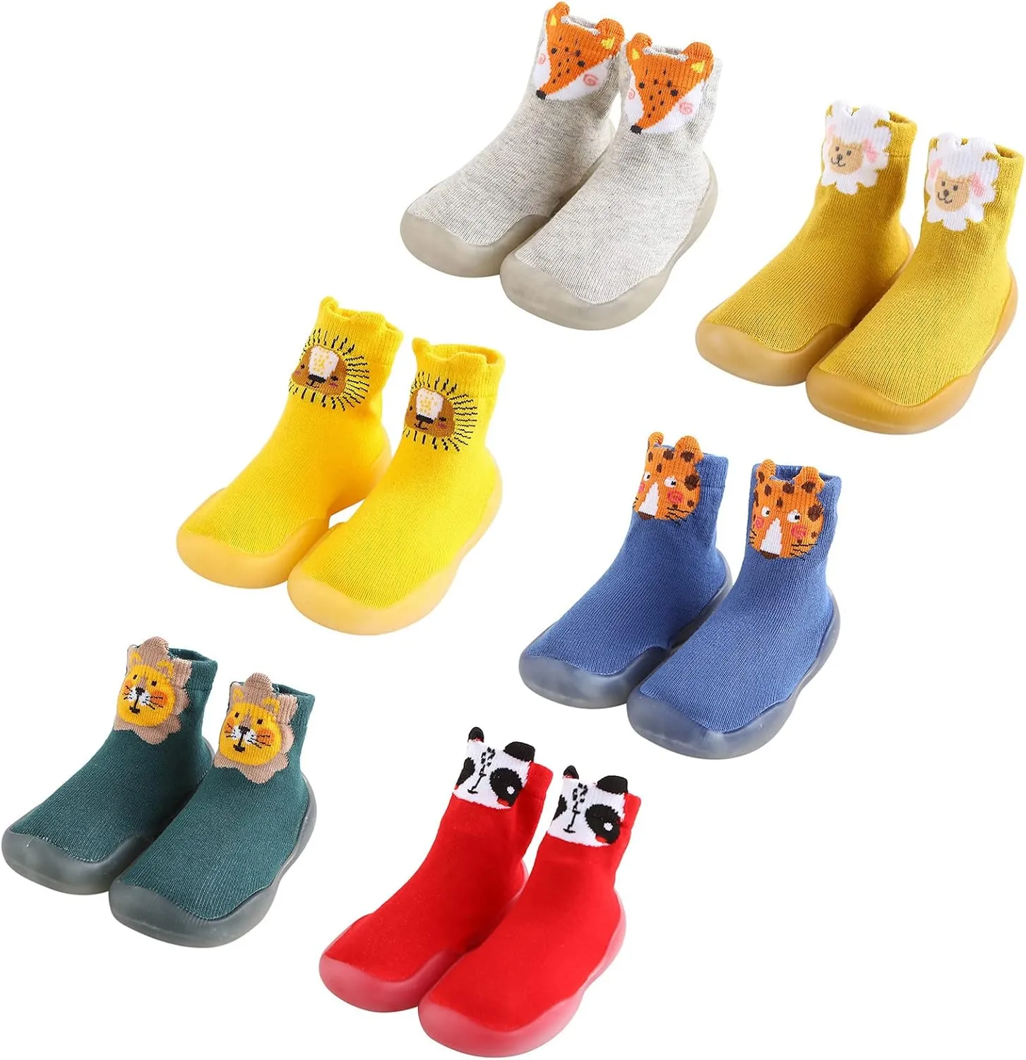 JINCAIHONG Toddler Slippers Soft Rubber Sole Slipper Socks Babys Indoor Walking Shoes Unisex Sneakers Barefoot Shoes