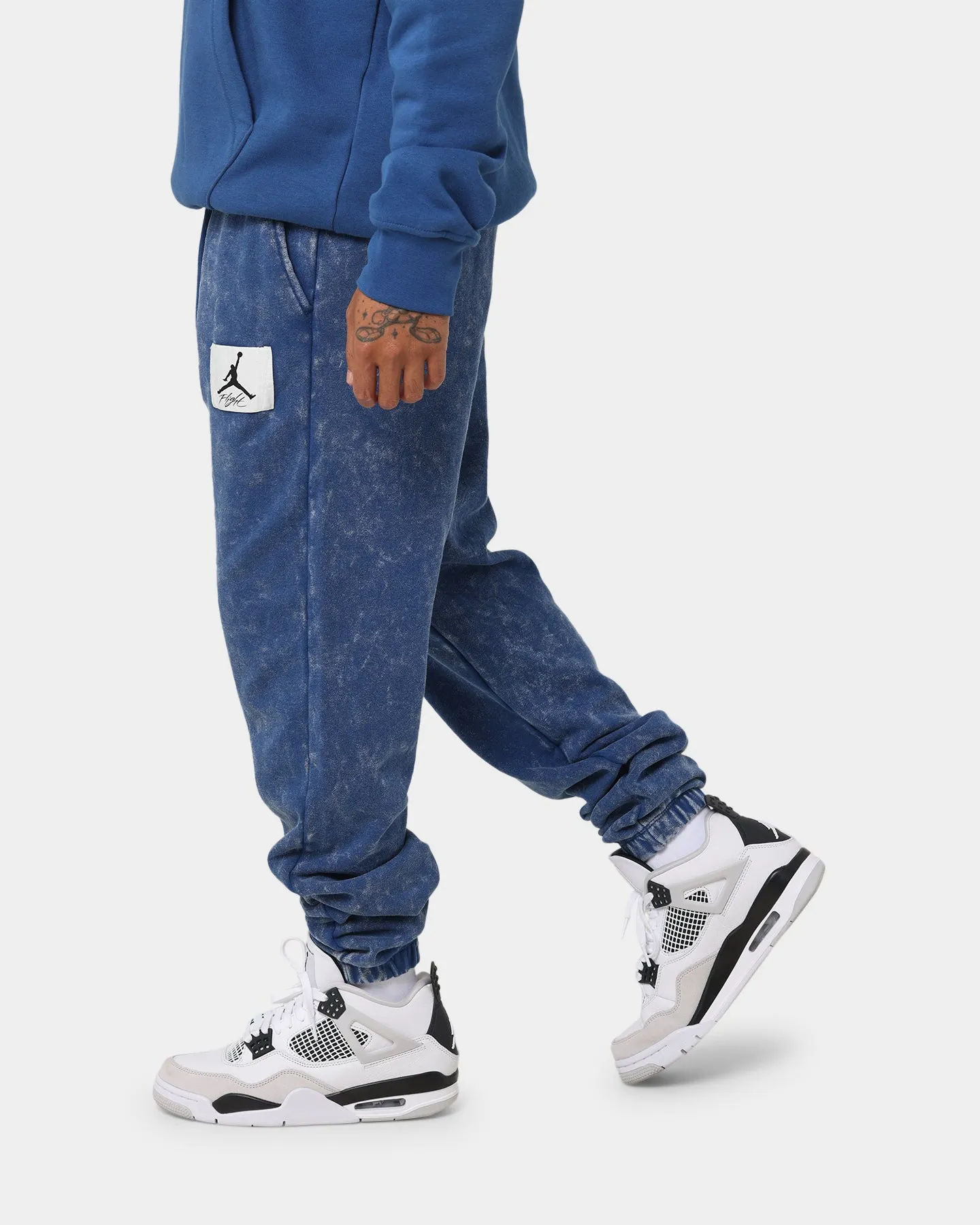 Jordan Essential Statement Washed Fleece Pants French Blue