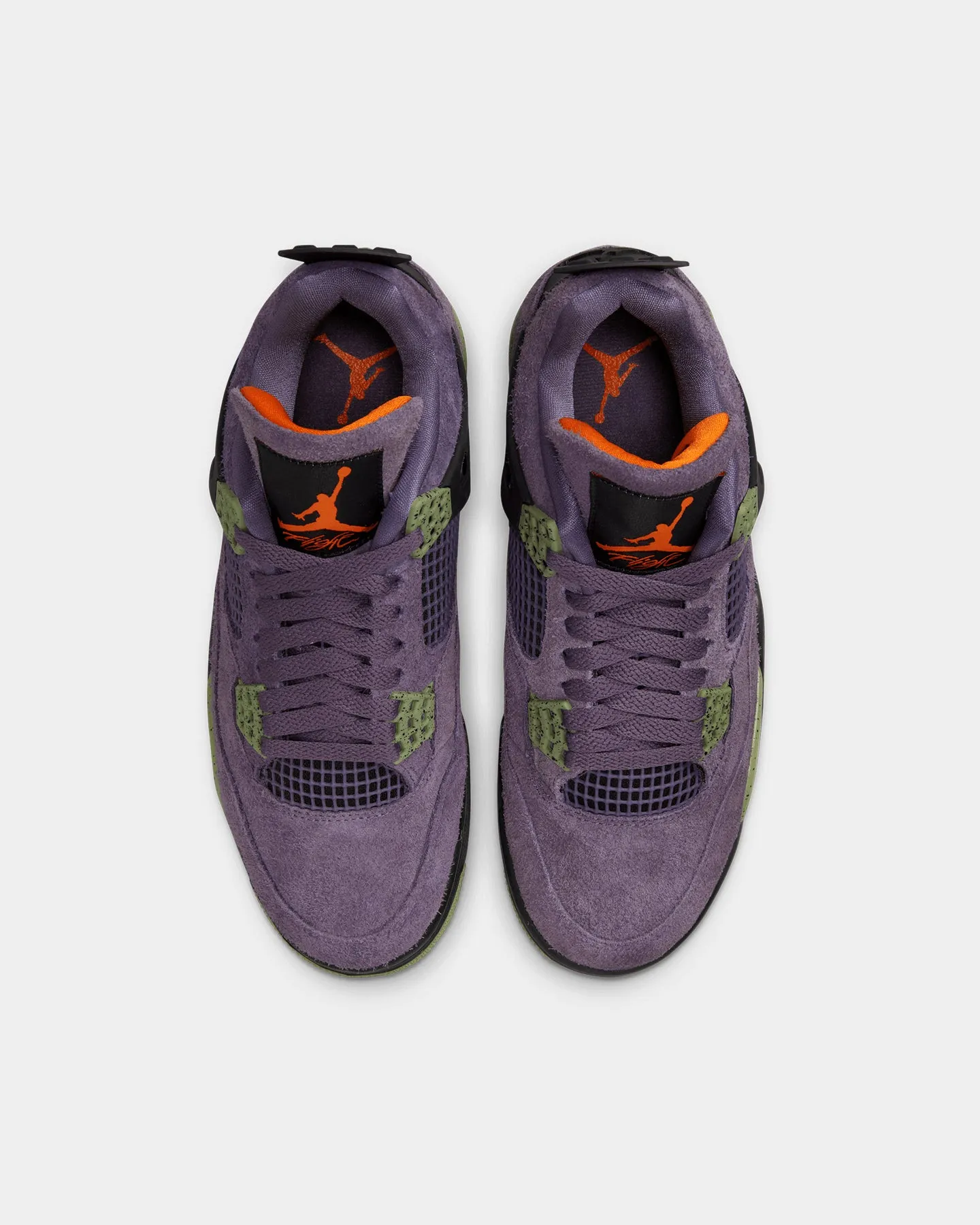 Jordan Women's Air Jordan 4 Retro Canyon Purple/Safety Orange-Alligator