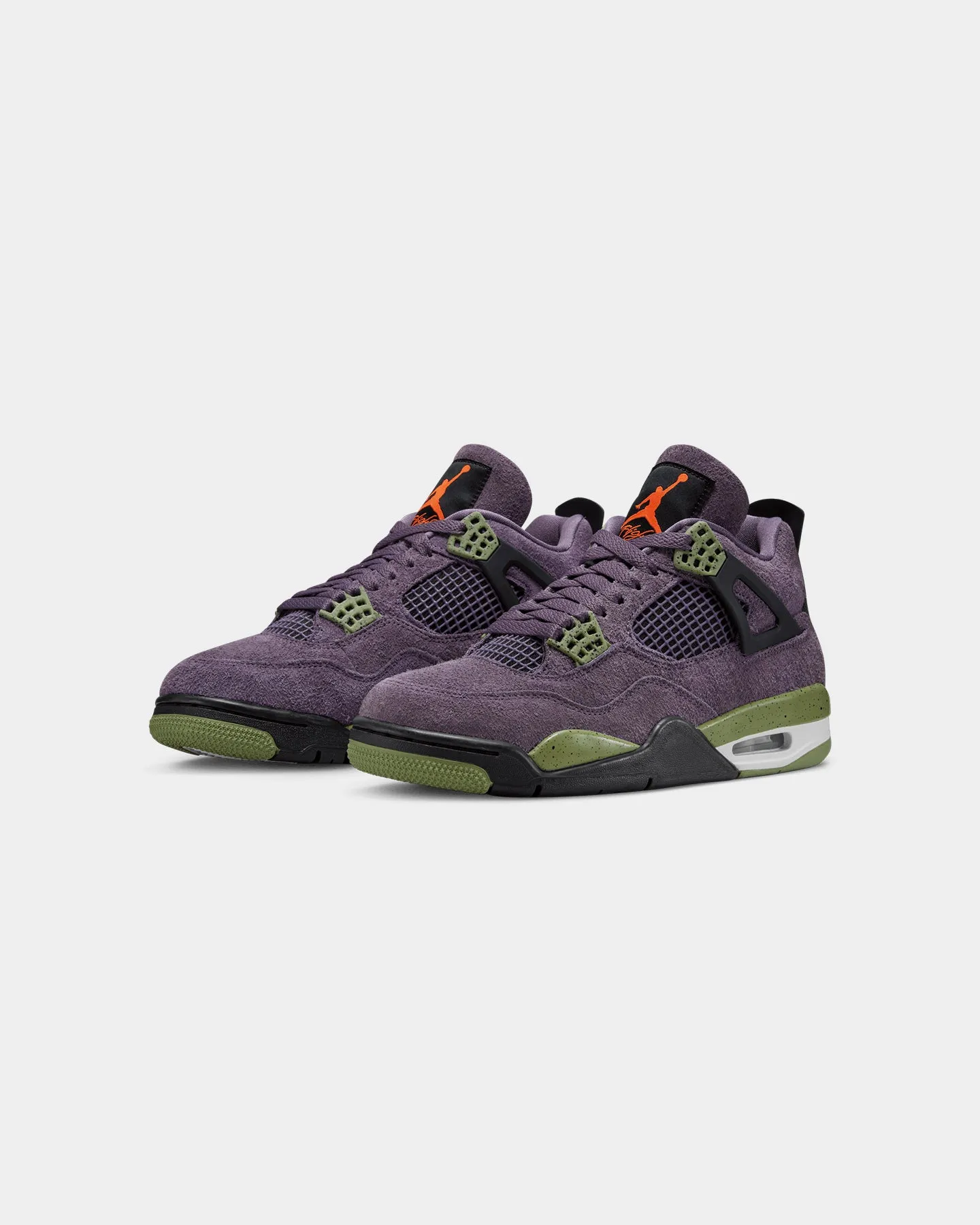 Jordan Women's Air Jordan 4 Retro Canyon Purple/Safety Orange-Alligator