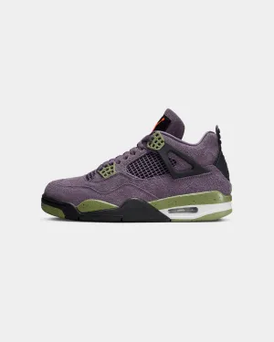 Jordan Women's Air Jordan 4 Retro Canyon Purple/Safety Orange-Alligator