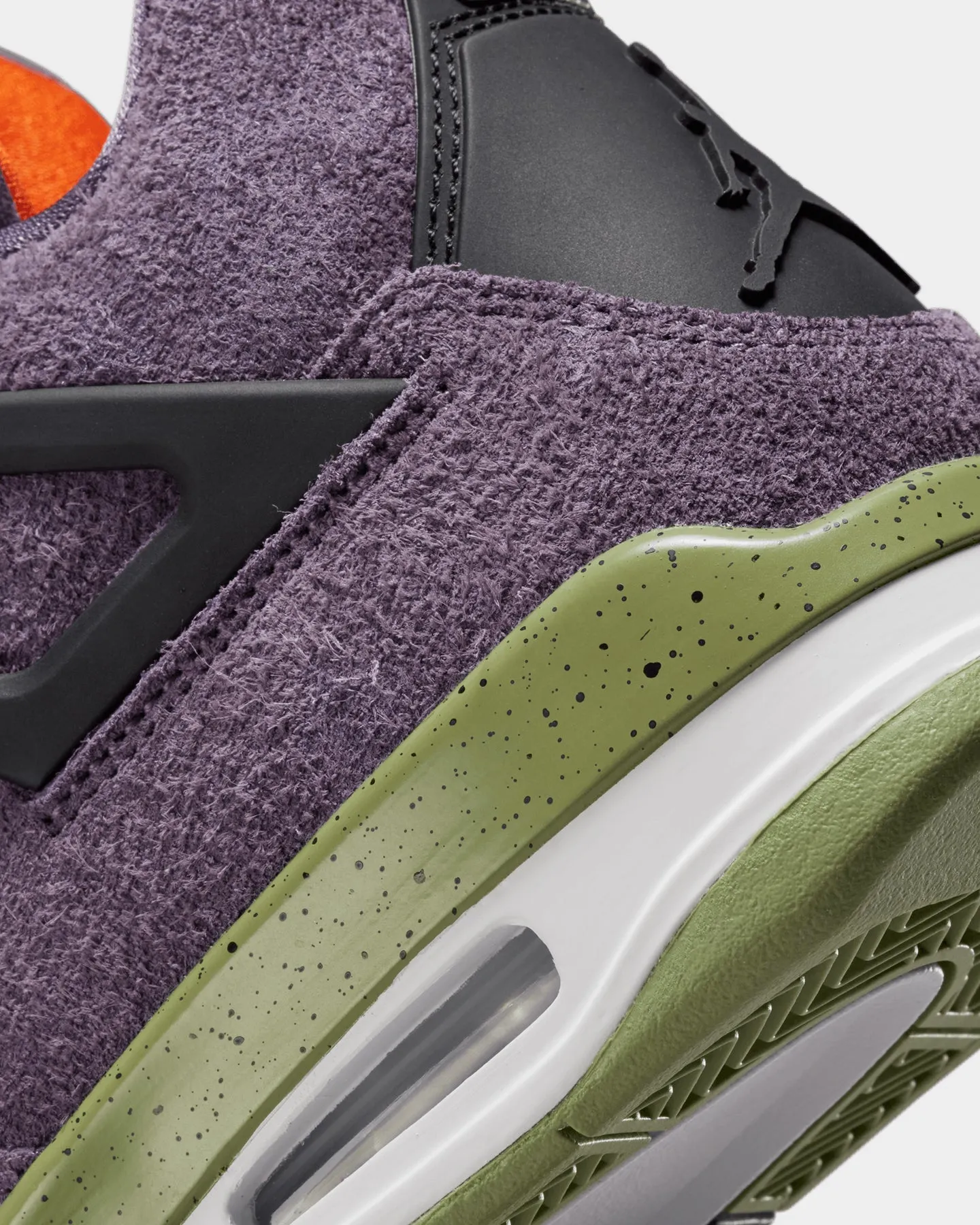 Jordan Women's Air Jordan 4 Retro Canyon Purple/Safety Orange-Alligator
