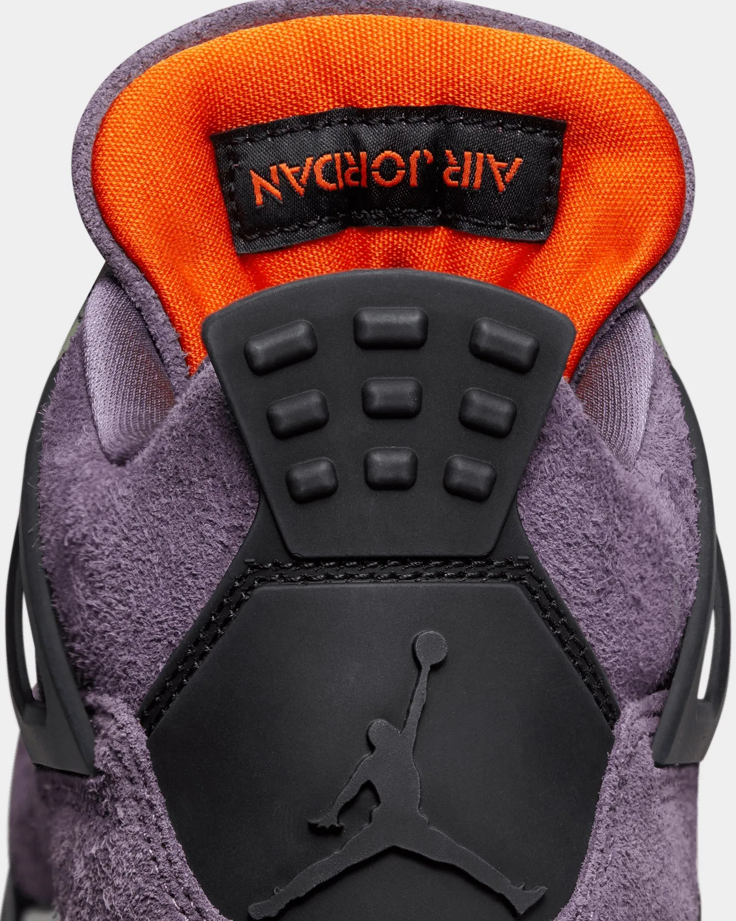 Jordan Women's Air Jordan 4 Retro Canyon Purple/Safety Orange-Alligator