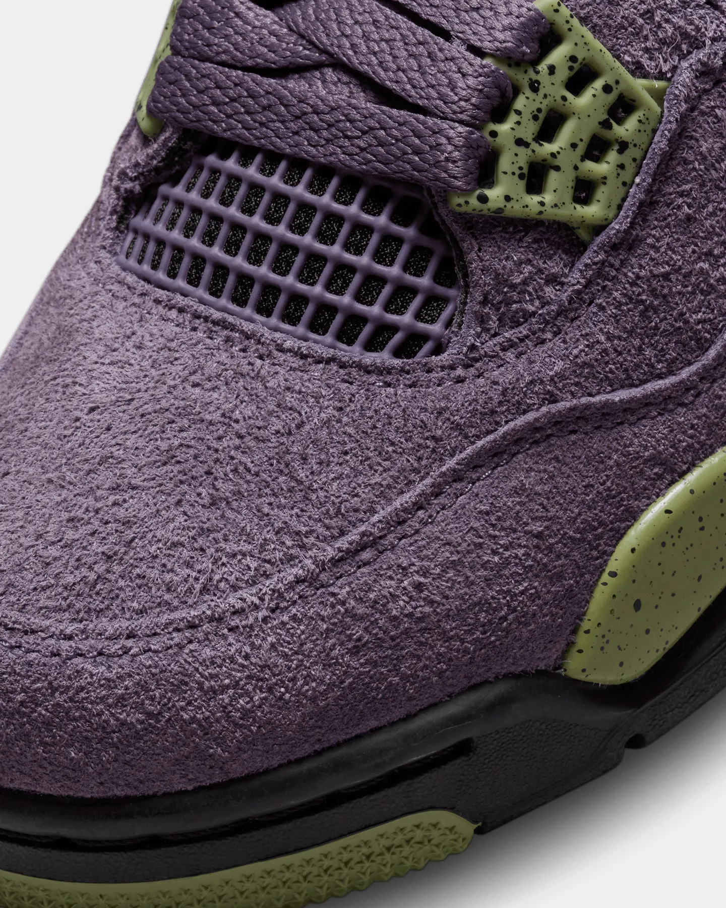 Jordan Women's Air Jordan 4 Retro Canyon Purple/Safety Orange-Alligator