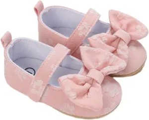 kid sandal girl Jane with Bownot Non Slip Soft Sole PU Leather Newborn Infant Toddler Cirb Dress Shoes 0 12 Months Girls