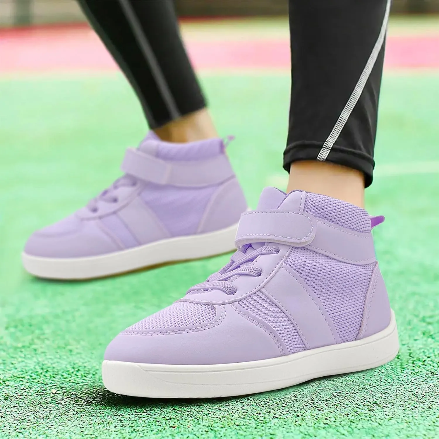 Kids Barefoot Wide Toe Shoes High Top Wrestling Boxing Shoes Comfort Hiking Boots Comfort Zero Drop Minimalist Sneaker for Little Big Kid