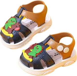 Kids Sandals Boys Girls Cute Cartoon Slide Sandals Infant Toddler Non-slip Summer Beach Pool Shower Shoes