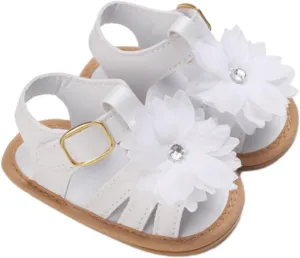 kids sandles Ruffle Bowknot Premium Soft Sole Open Toe Breathable Summer Outdoor Shoes Baby Sandals 0 12 Months