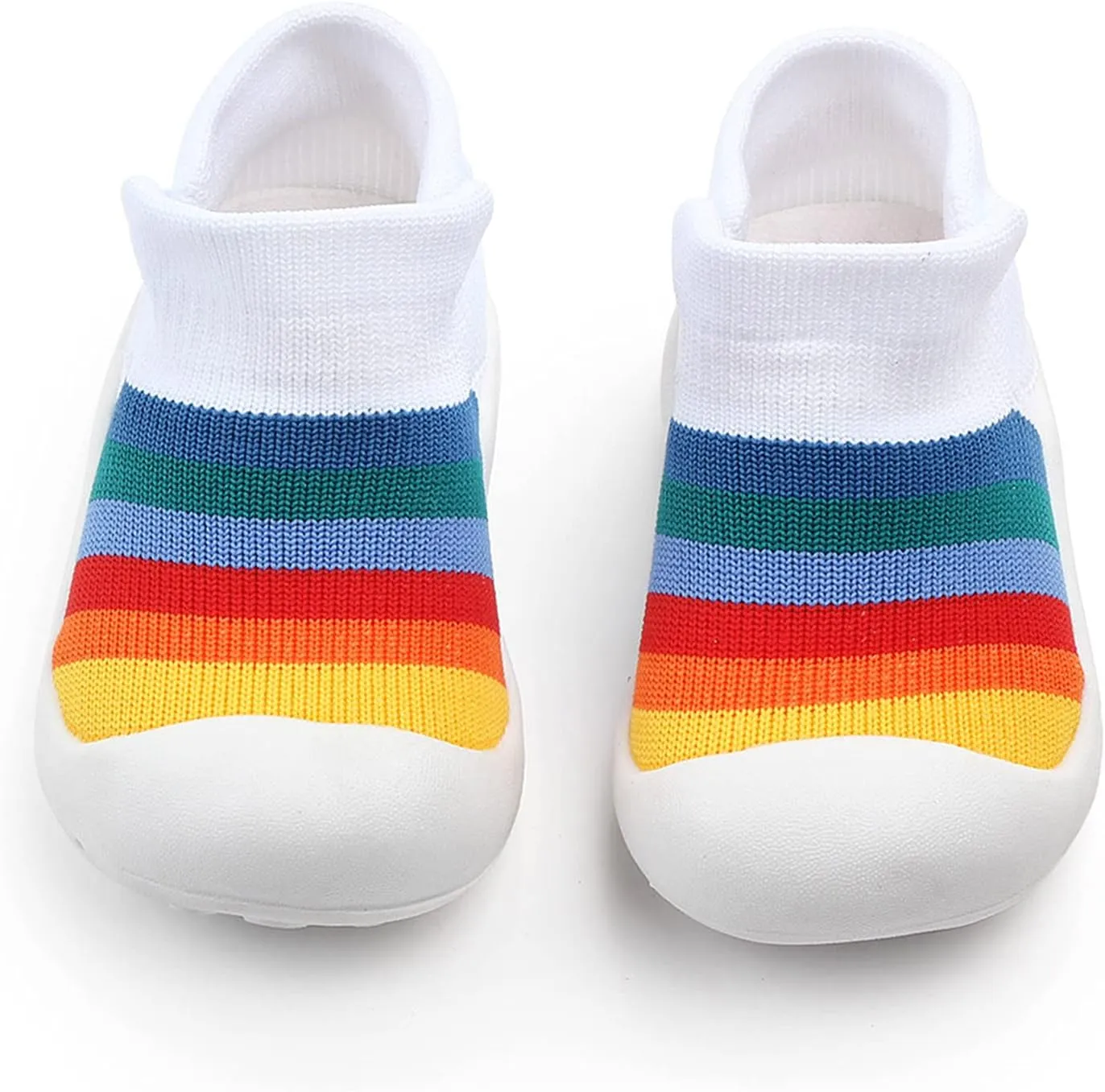Kids Sneakers Size 11 Shoes Girls Sole Slipper Socks Shoes Rubber Soft Boys Baby Casual High Top Sneakers