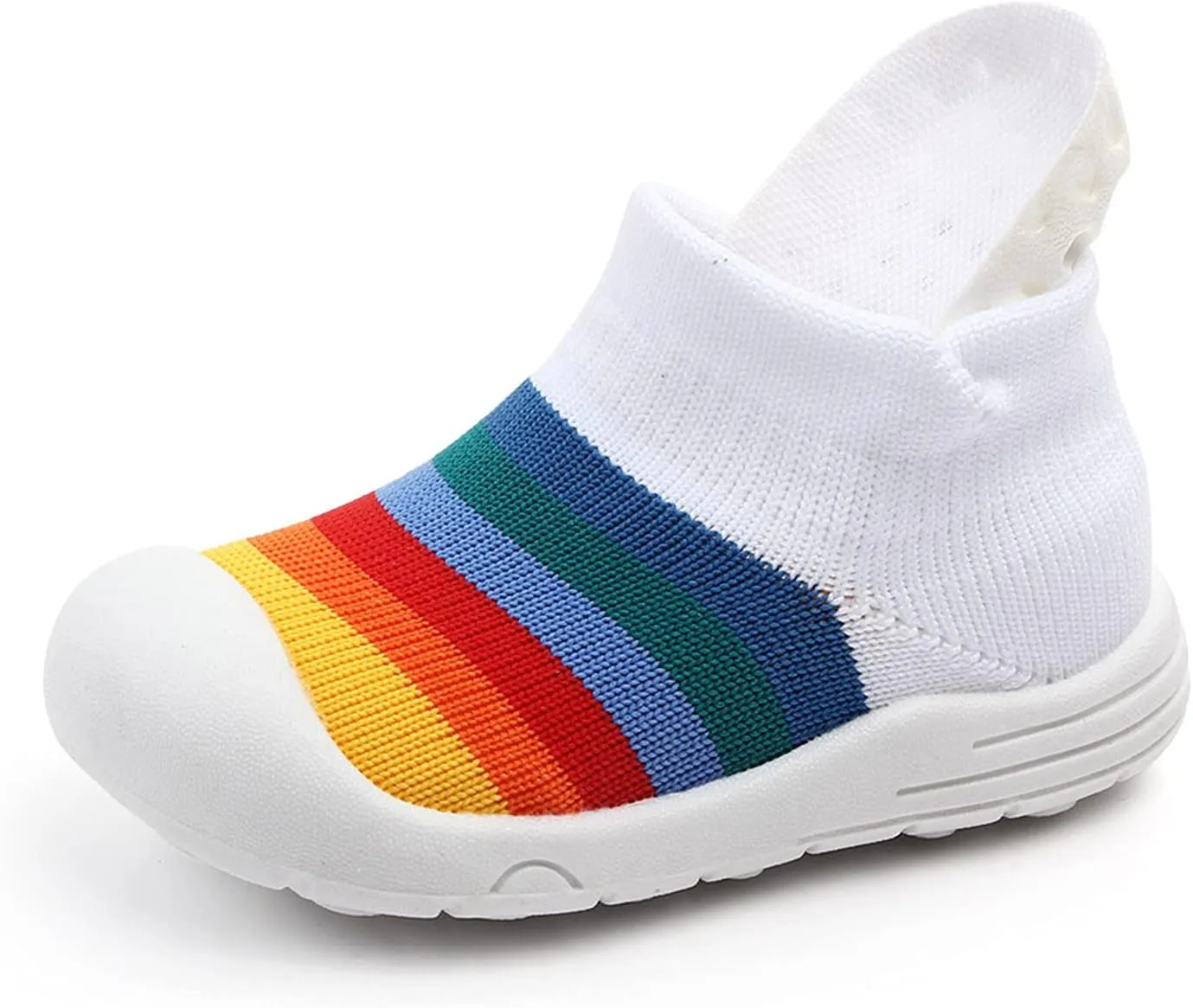 Kids Sneakers Size 11 Shoes Girls Sole Slipper Socks Shoes Rubber Soft Boys Baby Casual High Top Sneakers