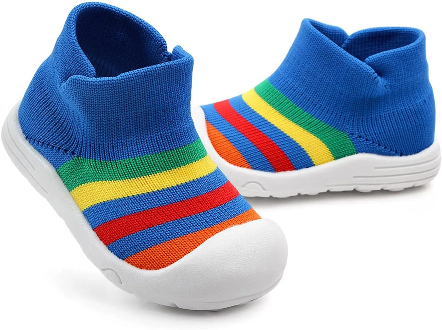 Kids Sneakers Size 11 Shoes Girls Sole Slipper Socks Shoes Rubber Soft Boys Baby Casual High Top Sneakers