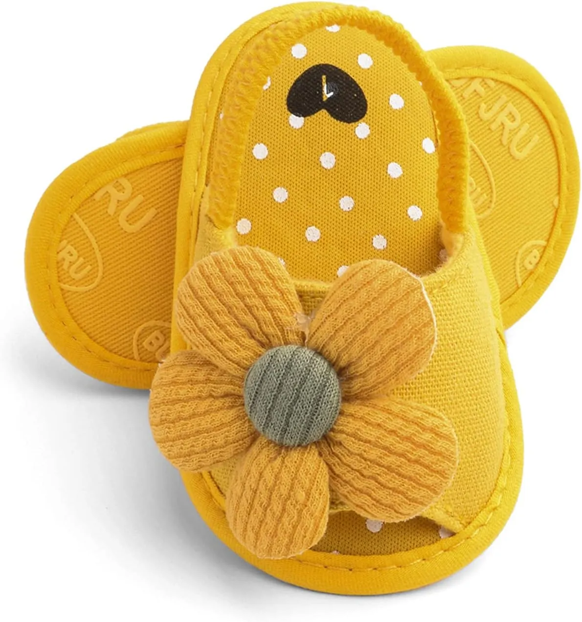 Kids Soft Sole Foot Warmer Sandals Baby Baby Leisure Flower Children's Sole Sun Toddler Soft Shoes Baby Shoes