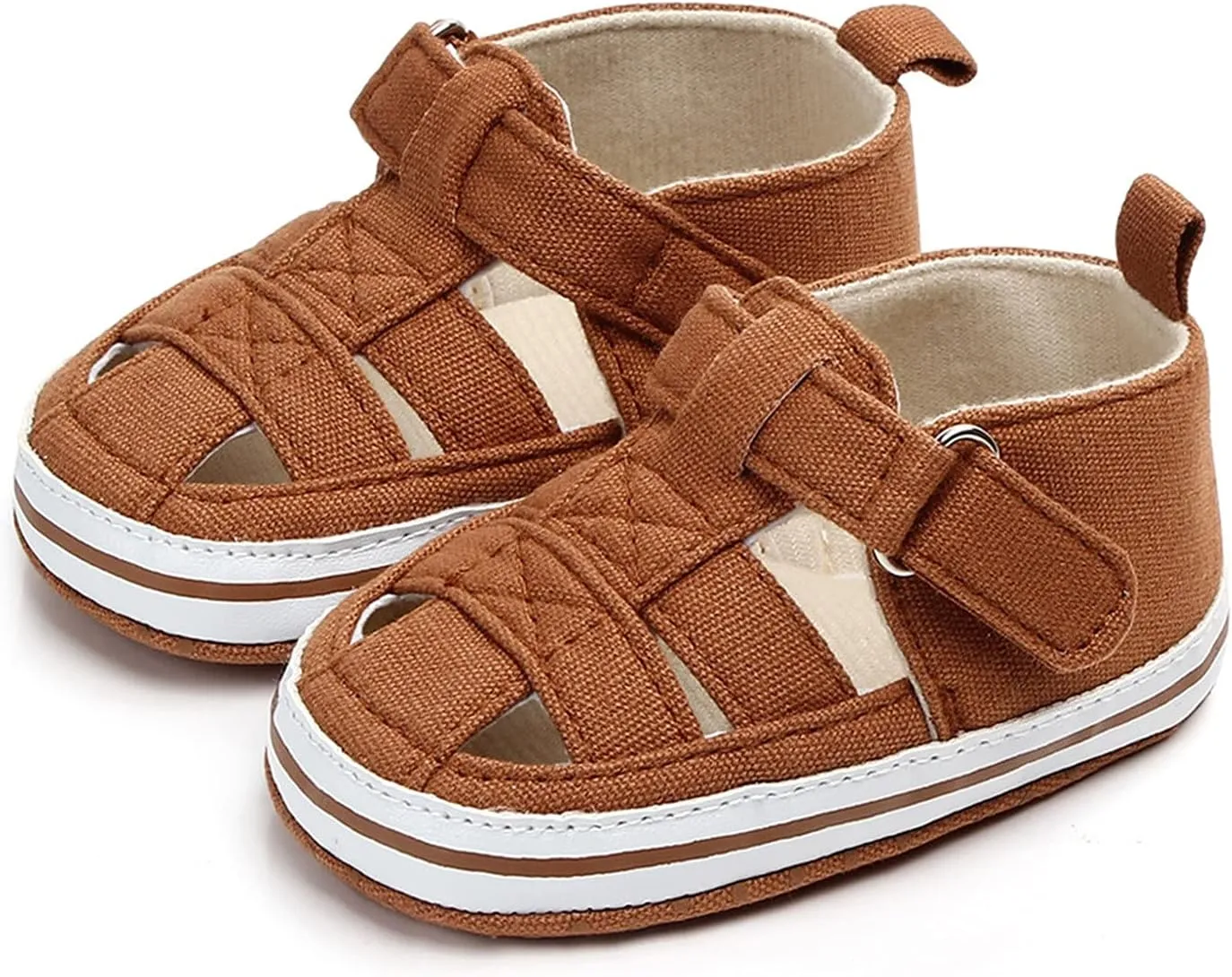 Kids Soft Sole Shoes Soft Sandals Prewalker Pierced Shoes Fashion Baby Summer Crib Non Slip Baby Shoes 0