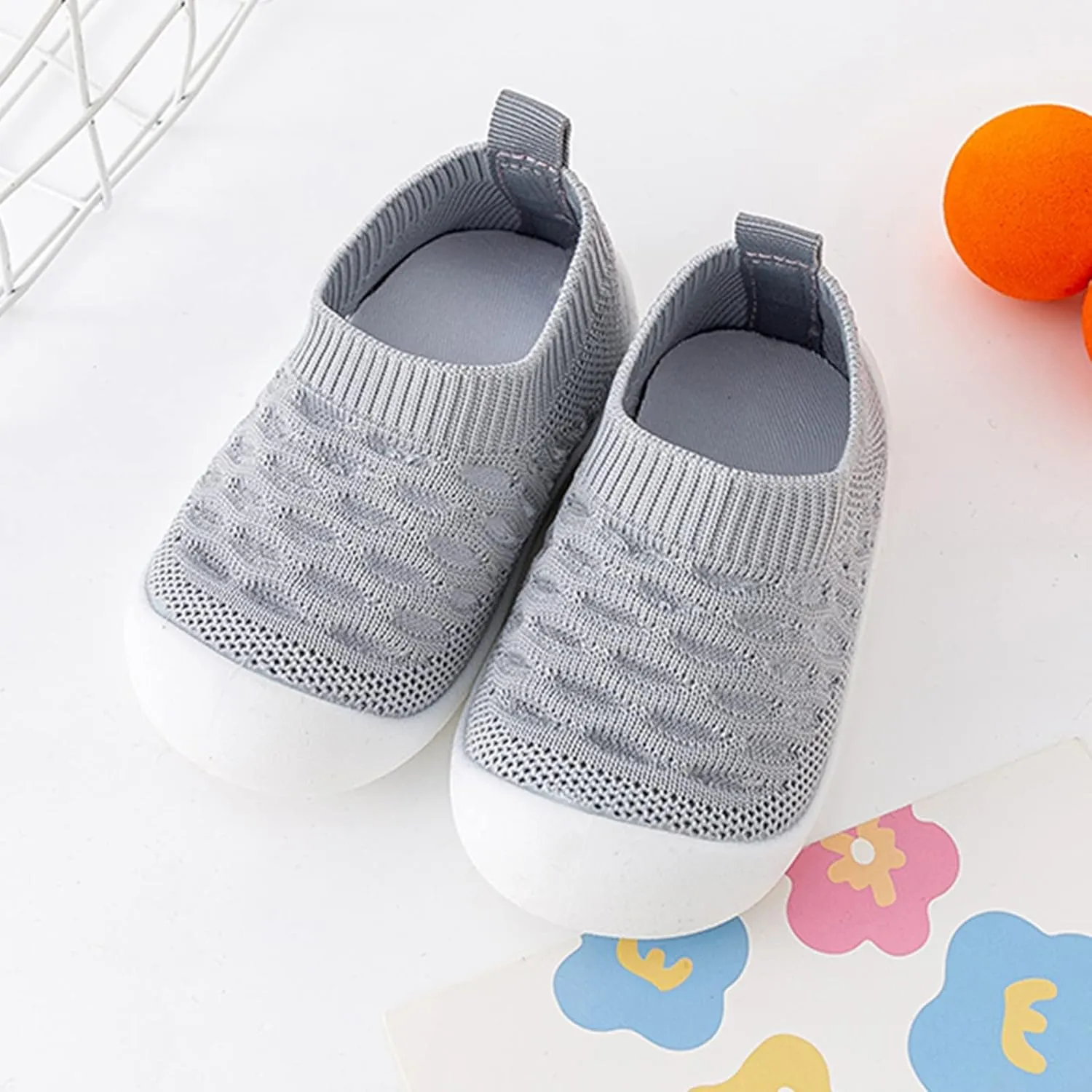 Kids Wedding Shoes Infant Toddler Shoes Hollow Out Slip On Socks Shoes Soft Sole Non Slip Wear Out Toddler Shoes
