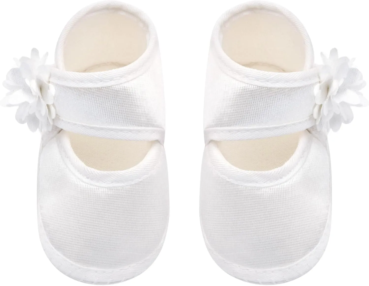 Lilax Baby Girls' Lace Floral Embroidered Dress with Matching Shoes Christening Baptism Dress
