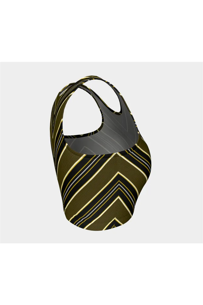Maurice Kemp Gold/Black/White Athletic Top