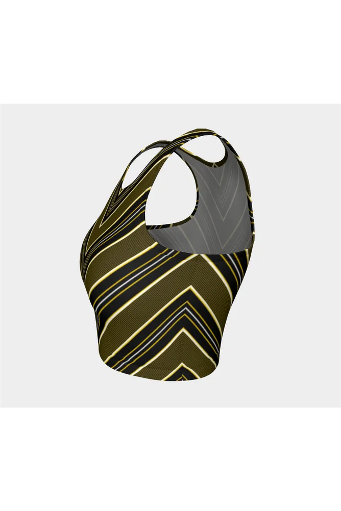 Maurice Kemp Gold/Black/White Athletic Top