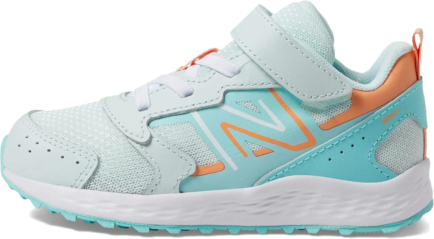 New Balance Baby Girls' Fresh Foam 650 V1 Bungee Lace with Top Strap