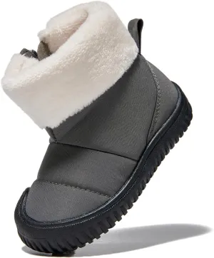 Newsonet Toddler Winter Snow Boots Boys Girls Cold Weather Baby Faux Fur Shoes (Infant/Toddler/)