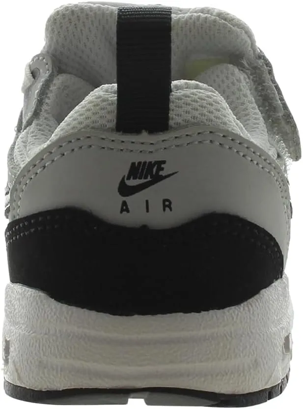 Nike Air Max 1 EasyOn Baby/Toddler Shoes (DZ3309-111, White/Dark Team Red Heather/Pure Platinum)