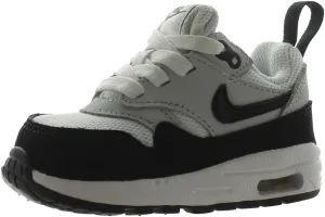 Nike Air Max 1 EasyOn Baby/Toddler Shoes (DZ3309-111, White/Dark Team Red Heather/Pure Platinum)
