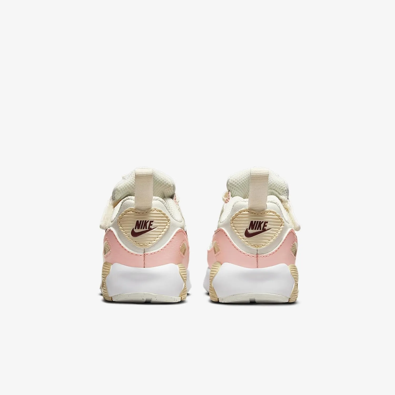 Nike Air Max 90 EasyOn Baby/Toddler Shoes (HF6359-006, Phantom/Echo Pink/Sail/Dark Team Red)