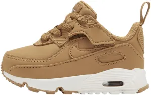 Nike Air Max 90 EasyOn Baby/Toddler Shoes (HF6359-200, Shown: Flax/Sail/Flax) Size 4