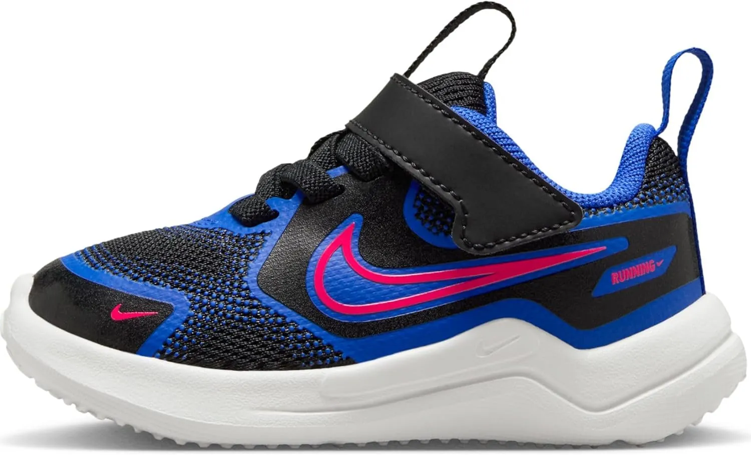 Nike Cosmic Runner Baby/Toddler Shoes (HM4401-002, Black/Hyper Royal/Summit White/Bright Crimson) Size 10