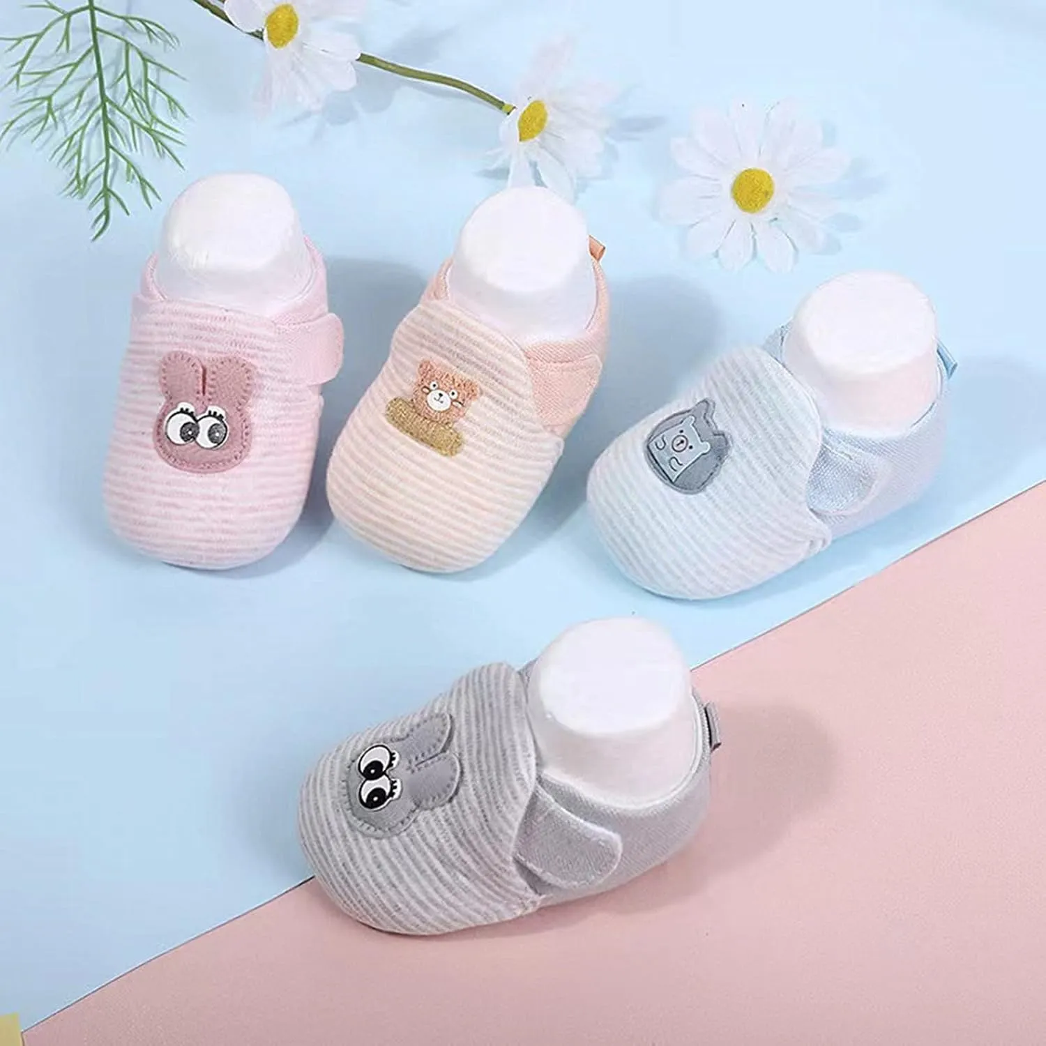 Non Slip Winter Boots Baby Shoes Floor Shoes Baby Cotton Shoes Plus Velvet Warm Soft Sole Shoes Baby Snow Boots