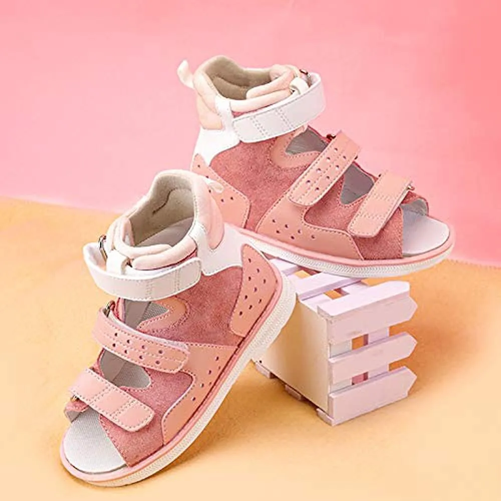 Orthopedic Corrective sandals for Boys and Girls, Children's Open-toe Summer Shoes for Toddlers Flat Feet, High Back with Ankle Support, Non-slip Soles