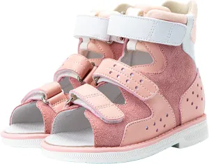 Orthopedic Corrective sandals for Boys and Girls, Children's Open-toe Summer Shoes for Toddlers Flat Feet, High Back with Ankle Support, Non-slip Soles