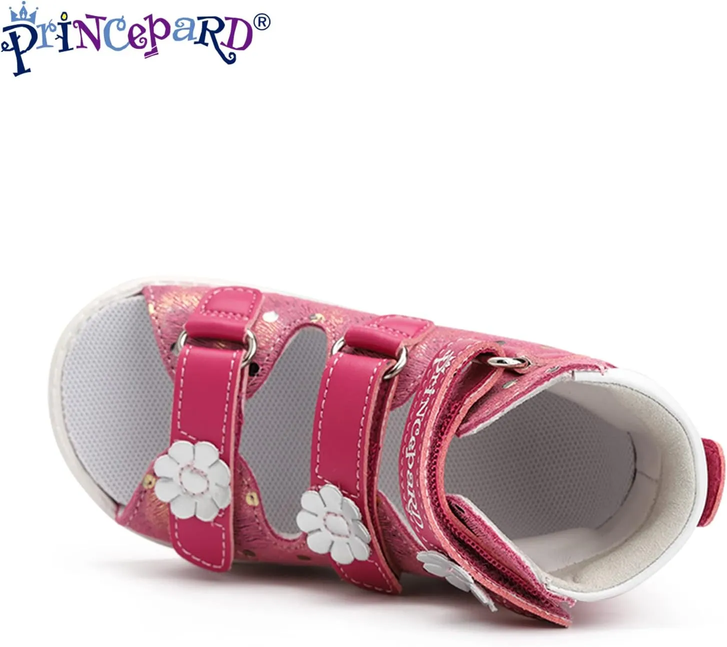 Orthopedic Sandals for Kids with High Back,Girls Corrective Shoes with Ankle and Arch Support