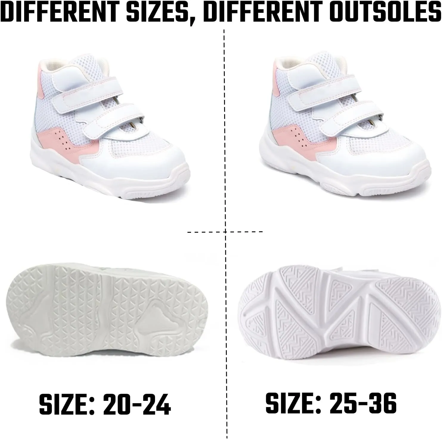 Orthopedic Shoes for Toddlers and Kids,Lightweight and Breathable Sneakers with Arch and Ankle Support,Non-Slip Soles