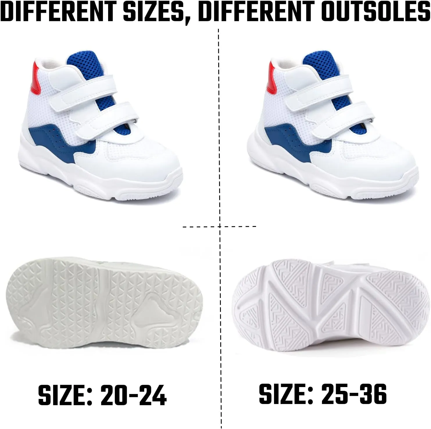 Orthopedic Shoes for Toddlers and Kids,Lightweight and Breathable Sneakers with Arch and Ankle Support,Non-Slip Soles